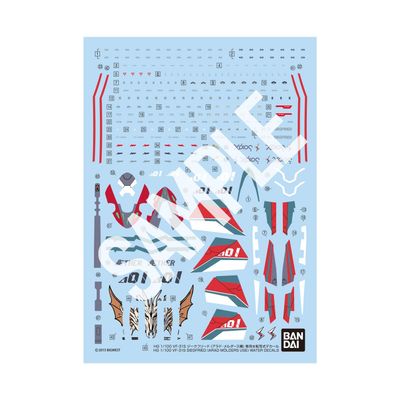 Bandai Spirits HG Macross Delta VF-31S Siegfried (Alado Melders), Dedicated Water Transfer Decal, 1/100 Scale, Plastic, Color-Coded Plastic Model