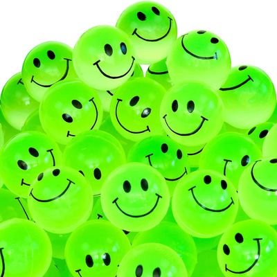 Playbees Glow in The Dark Bouncy Balls Bulk for Kids Super Bouncy Small Balls 1 inch for Kids Vending Machines Goodie Bag Stuffers for Boys and Girls Ages 3+