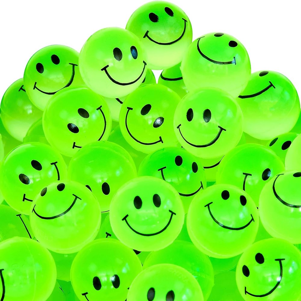 Playbees Glow in The Dark Bouncy Balls Bulk for Kids Super Bouncy Small Balls 1 inch for Kids Vending Machines Goodie Bag Stuffers for Boys and Girls Ages 3+
