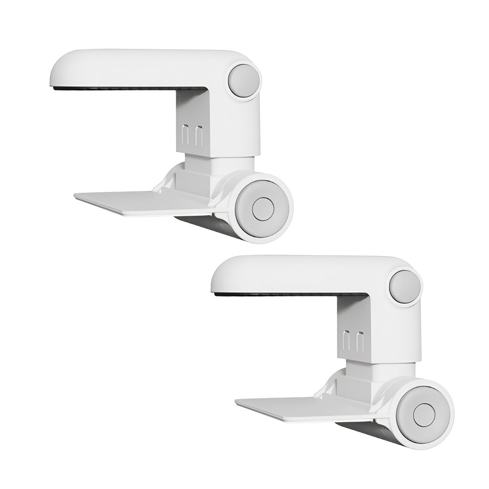 2 Pack Toilet Locks Baby ProofSecure Toilet Seat Lock for Toddlers with Double Button Unlock, Easy to Install with Adhesive Pad,Bathroom Baby Proofing Kit