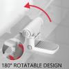 2 Pack Toilet Locks Baby ProofSecure Toilet Seat Lock for Toddlers with Double Button Unlock, Easy to Install with Adhesive Pad,Bathroom Baby Proofing Kit view 4