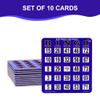 GSE Games & Sports Expert Jumbo Easy-Read Shutter Slide Bingo Cards Bulk, Reusable Jam-Proof Bingo Game Cards with Fingertip Slide Windows for Large Groups (10-Pack) view 2