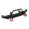rc Bumper Compatible with WPL C14 C24 C24-1 1/16 RC Car Upgrades Modification Parts Accessories Metal Front Bumper with Tow Hook(Black) view 1