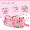 BABESIDE 8 Pcs Baby Diaper Bag Set with Magic Bottles, Baby Doll Accessories Includes Changing Mat, Diaper,Pacifier,Tissue Bag and Bottle with Disappearing Milk for 12-16 inches Dolls view 3