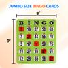 GSE Games & Sports Expert Green Jumbo Shutter Bingo Cards, Finger-Tip Shutter Slide Bingo Cards, Easy-Read Large Print Bingo Cardboard with Sliding Windows (10-Pack) view 2