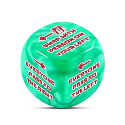 Christma Santa Swap Dice - Stocking Stuffers for Women Men, White Elephant Gifts for Adults, Christmas Exchange Dice Game for Friends Family Members, Funny Party Gifts