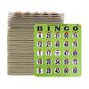 GSE Games & Sports Expert Green Jumbo Shutter Bingo Cards, Finger-Tip Shutter Slide Bingo Cards, Easy-Read Large Print Bingo Cardboard with Sliding Windows (200-Pack) view 1