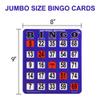 GSE Games & Sports Expert Jumbo Easy-Read Shutter Slide Bingo Cards Bulk, Reusable Jam-Proof Bingo Game Cards with Fingertip Slide Windows for Large Groups (50-Pack) view 4