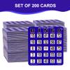 GSE Games & Sports Expert Jumbo Easy-Read Shutter Slide Bingo Cards Bulk, Reusable Jam-Proof Bingo Game Cards with Fingertip Slide Windows for Large Groups (200-Pack) view 2
