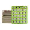 GSE Games & Sports Expert Green Jumbo Shutter Bingo Cards, Finger-Tip Shutter Slide Bingo Cards, Easy-Read Large Print Bingo Cardboard with Sliding Windows (25-Pack) view 1