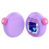 Liquid Silicone Soft Cover+Button Cap for Tamagotchi Paradise Games Console Non-Slip Fall Resistant Protective Cover (Purple) view 1