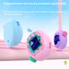 Liquid Silicone Soft Cover+Button Cap for Tamagotchi Paradise Games Console Non-Slip Fall Resistant Protective Cover (Purple) view 3