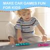 Cafly Flex Track 15 Ft Starter Set, Compatible with Hot Wheels, 1:64 Scale Diecast Cars, Ages 3 & Up for Boys and Girls Long Rolls Up Portable Racetrack (Gray) view 2