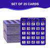 GSE Games & Sports Expert Jumbo Easy-Read Shutter Slide Bingo Cards Bulk, Reusable Jam-Proof Bingo Game Cards with Fingertip Slide Windows for Large Groups (25-Pack) view 2