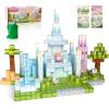 150 PCS Castle Magnet Building Cubes, Tiles Construction Toys Incorporating Magnet for Kids, STEM Sensory Toys for Girls Boys 3 4 5 6+ Years Old, Birthday view 1