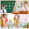 150 PCS Castle Magnet Building Cubes, Tiles Construction Toys Incorporating Magnet for Kids, STEM Sensory Toys for Girls Boys 3 4 5 6+ Years Old, Birthday view 4