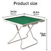 35" Mahjong Table, Mahjong Table Foldable, Domino Table with 4 Drawers and 4 Cup Holders, for Party, Game Nights, Gifts for Retirees (Coffee) view 2