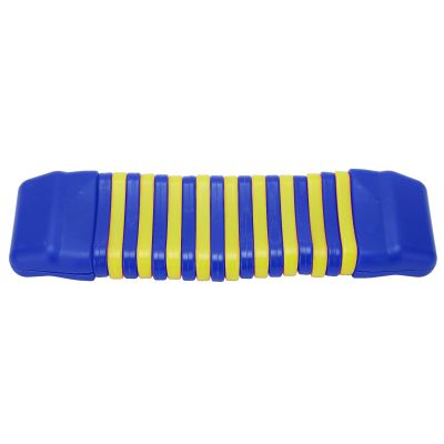 ariarly Bright Color Plastic Castanets Clapper Toy Percussion Music Toy with Smooth Edge for Kids, Toddlers, Early Education, Hand Eye Coordination Exercise, Parent Child Interaction (Blue)
