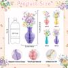 12PCS Wildflower Honeycomb Centerpiece Table Decorations Flower Centerpieces for Tables Wildflower Party Decorations for Birthday Baby Shower Wedding Spring Mothers Day Graduation Garden Party view 2