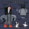 7 Inch Desk Goose Outfits, Cute Bat Hoodie for Desktop Goose, Mini Desk Goose Clothes 7 Inches Porch Goose Costume Desk Goose Accessories for Magnetic Goose Statue Table Decor view 2