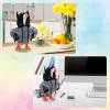 7 Inch Desk Goose Outfits, Cute Bat Hoodie for Desktop Goose, Mini Desk Goose Clothes 7 Inches Porch Goose Costume Desk Goose Accessories for Magnetic Goose Statue Table Decor view 4