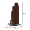 1/800 Houston Landmark Architecture Building Blocks Set, Famous Houston Skyscraper Street Scene DIY Assembly Model Kit, Ideal for Blocks Lovers & Architectural Designer, MOC (1295PCS) view 2