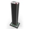 1/800 California Landmark Architecture Building Blocks Set, Famous Los Angeles Skyscraper Street Scene DIY Assembly Model Kit, Ideal for Blocks Lovers & Architectural Designer, MOC (730PCS) view 4