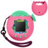 Case for Tamagotchi Paradise Soft Silicone Cover, Protector Sleeve Skin for Virtual Pet Game Machine with Detachable Lanyard Portable Anti-Drop Holder, Pink view 1