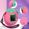 Case for Tamagotchi Paradise Soft Silicone Cover, Protector Sleeve Skin for Virtual Pet Game Machine with Detachable Lanyard Portable Anti-Drop Holder, Pink view 3