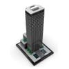 1/800 Newyork Landmark Architecture Building Blocks Set, Famous Manhattan Skyscraper Street Scene DIY Assembly Model Kit, Ideal for Blocks Lovers & Architectural Designer, MOC (919PCS) view 3