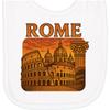 inktastic Rome Colosseum Newborn Bib White 46caa view 1