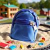 1Pc Blue Mini Doll Backpack School Bag Model Dollhouse School Accessory for 1/6 Scale Dollhouse Dcor,Simulation Mini Bag Model,Accessories view 2