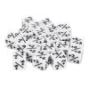 Acrylic 20pcs Dice Set Puzzle Fun 6 Sided Number for Gaming Preschool Education (White) view 1