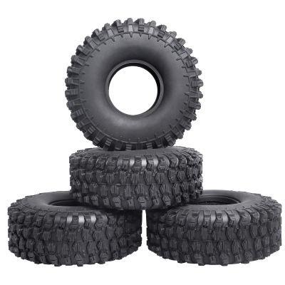 1.9 Crawler Tires and Dual Stage Foams Closed Cell Soft for Traxxas TRX4 TRX6 Axial SCX10 II Redcat Gen8