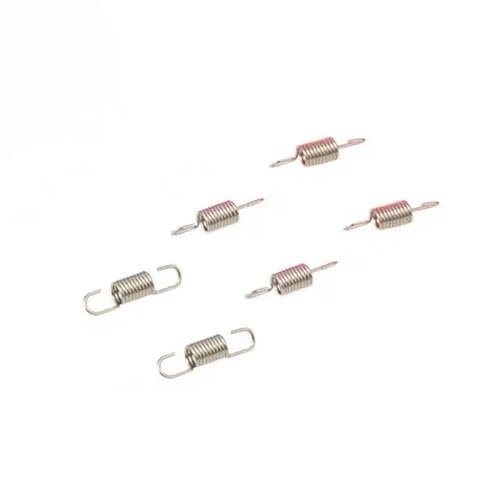 6PCS Exhaust Pipe Tubing Muffler Joiner Spring 98mm for HSP 1/8 Or 16mm for 1/5 1/8 1/10 RC Nitro Engine Car(6pcs 16mm Silver)