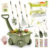 Dreamon Kids Gardening Tools & Bug Catcher Kit, 2-in-1 Outdoor Toys with Wheelbarrow and Bug House, STEM Educational Toys for 3 Year Old, Birthday Gifts Outdoor Gifts for Kids 3-5 view 1