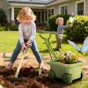 Dreamon Kids Gardening Tools & Bug Catcher Kit, 2-in-1 Outdoor Toys with Wheelbarrow and Bug House, STEM Educational Toys for 3 Year Old, Birthday Gifts Outdoor Gifts for Kids 3-5 view 2