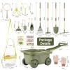 Dreamon Kids Gardening Tools & Bug Catcher Kit, 2-in-1 Outdoor Toys with Wheelbarrow and Bug House, STEM Educational Toys for 3 Year Old, Birthday Gifts Outdoor Gifts for Kids 3-5 view 3