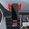 Car Phone Mount for Audi A8L 2011-2017, 360 Rotation Adjustable Holder, Secure Grip, Easy One Hand Use, Hands Free for Safe Driving, Durable Everyday Design,C Red view 1