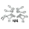 4PCS Metal Front & Rear Shock Damper Towers Mount Hoops for Axial SCX10 II 90046 90047 1/10 RC Crawler Upgrade Parts(Silver) view 1