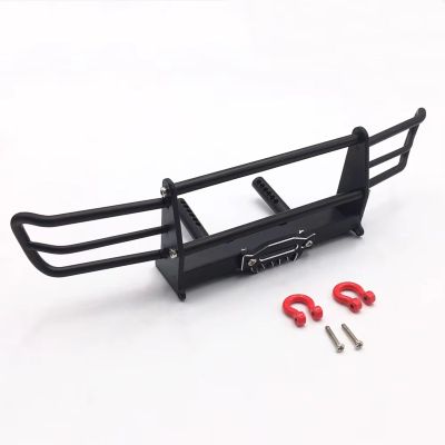 RC Accessories For Axial For Traxxas For TRX4 For SCX10 90046 1/10 Metal Front Bumper RC For Racing Crawler Car Parts Accessories