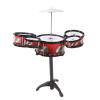 Pilipane Musical Instrument Bass Drum Set Percussion Portable Rock Jazz Drum Kit for Beginner Kids Children ABS PVC Sturdy Drum Stand Drumsticks Cymbals Complete Drumming Experience view 3