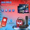 Spider Mini Karaoke Machine for Kids - TOP Karaoke Toys for 3 4 5 6 7 8 9 10 11 12+ Year Old Boys Girls, Portable Bluetooth Speaker with 2 Wireless Microphones, Kids Christmas Birthday Party Gifts(BK) view 3