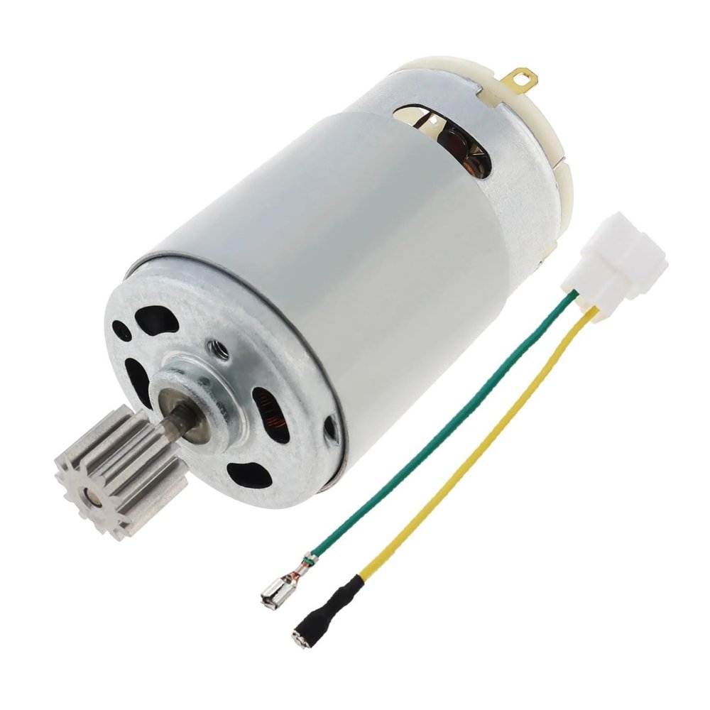 R390 DC Motor 12V 12000-20000 RPM High Speed with 12T Gear - Perfect for Kids Ride-On Toys & Remote Control Cars(12000RPM)