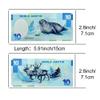 5pc/Set Arctic World Animal Silvery Banknotes Arctic Wolves, Polar Bears, Seals, Arctic Foxes Blue Whales Plastic Money with UV Gift view 4