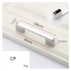 XINHUIPART Cabinet Drawer Handle Black Cabinet Handles Furniture Handles Chrome Cabinet Knob Handles Furniture Hardware Kitchen Handles Gold(CP-96mm) view 2
