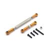 Rc Parts For MN D90 D99 For MN-90 FJ-45 1/12 Metal Adjustable Steering Linkage Servo Link Pull Rod RC Car Crawler Upgrade Accessories Repair(Yellow) view 1