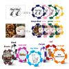 30-300 PCS Personalized Casino Chips with Logo,Text & Design 13 Grams Casino Grade Custom Clay Poker Chips Customizable Golf Ball Marker Custom Tokens for Halloween Poker chips(C,40MM) (Orange) view 4