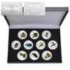 10pc/Box African Gambia Rare Animal Commemorative Coin 1000 Dalasis Wildlife Challenge Coin Collectibles Souvenir Gift view 1