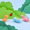 4 Styles Mini Dinosaur Figurines Set  8 Pcs Resin Miniatures for Fairy Garden Accessories, Terrarium Crafts, DIY Micro Landscape, Cake Toppers, Desk & Car Decorations, Birthday Gift Playset view 2